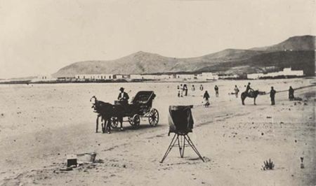 Istmo de la Isleta (año 1885)
